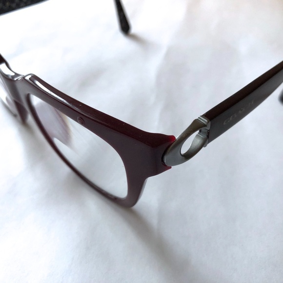 Coach HC8240 eyeglasses frames burgundy large lens - Picture 3 of 7